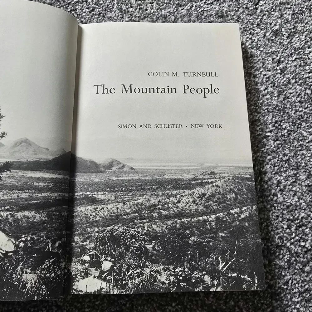 1972 Vintage The Mountain People By Colin Turnbull